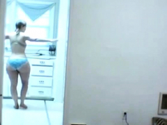 素人, お尻, ぽっちゃり, デブ, 下着, パンティ