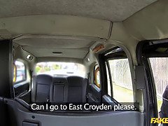 Kinky client's underwear fetish leads to wild hardcore sex with the Official Faketaxi driver