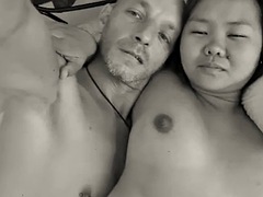 My hubby is horny and just sticks his cock in me