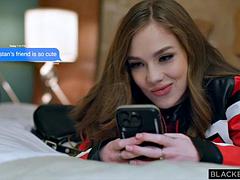 アナル, 美女, デカチン, 黒人, ブロンド, フェラチオ, 黒人, オッパイの