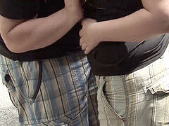 Enthousiasteling, Mooie dikke vrouwen, Duits, Buiten