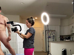 Blasen, Paar, Gehörnter ehemann, Spermaladung, Fetisch, Handjob, Ehemann, Ehefrau