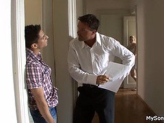 Verga grande, Checa, Papá, Hd, Monstruo, Montar, Gritar, Afeitado