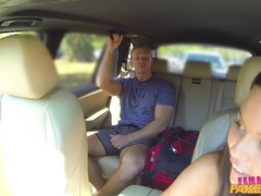 フェラチオ, 車, バック, 女, なめる, アウトドア, ハメ撮り, オマンコ