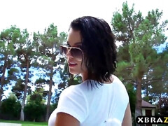 Culo, Mamada, Morena, Polla, Sexo duro, Hd, Madres para coger, Al aire libre