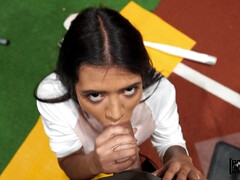 Blasen, Braunhaarige, Bekleidet, Pov