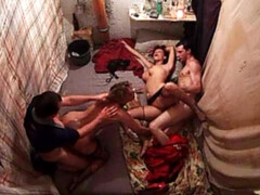 デカパイ, ブロンド, フェラチオ, バック, グループ, 手コキする, 自然山雀, ヤリマンの