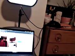 Enthousiasteling, Lieveling, Grote mammen, Blond, Grappig, Tieten likken, Webcamera