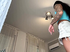 舞台裏, 女, 下着, 小柄, 現実, 一人, ティーン, オッパイの