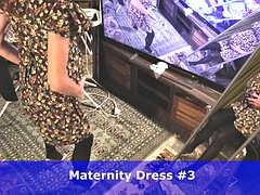 素人, 女装男装, フェティッシュ, ヒール, 下着, 淫乱熟女, 穴開きパンティ, シーメール