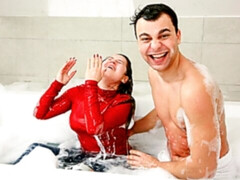 Grote kont, Pijpbeurt, Bruinharig, Hondjeshouding, Handbeurt, Tiener, Tieten likken, Nat