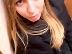 Blasen, Paar, Schmutzig, Aufs gesicht abspritzen, Handjob, Selbstgemacht, Schlampe, Hoch