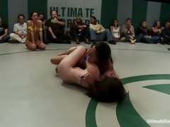 BATTLE OF THE FEATHERWEIGHTS!: The smallest hottest wrestlers battle it out in TAG TEAM action!