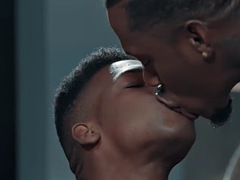 Anal, Verga grande, Negro, Mamada, Ébano, Gay, Interracial, Músculo