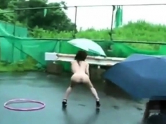 Leie, Asiatisch, Japanische massage, Im freien, Öffentlich