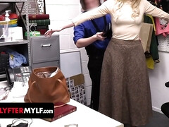 Watch as Lindsey Lakes gets caught stealing and gets punished by a horny officer