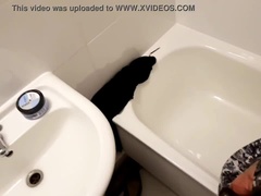 Leie, Bad, Blasen, Geschnappt, Selbstgemacht, Hotel, Öffentlich