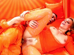 Blasen, Spermaladung, Fingern, Hd, Lingerie, Milf, Natürlichen titten, Büro