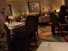 Salle de bains, Blonde, Robe, Nylon, Chatte, Rasée, Jarretelles, Nénés