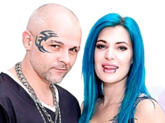 お尻, デカチン, デカパイ, フェラチオ, バック, 異人種間, 淫乱熟女, タトゥー