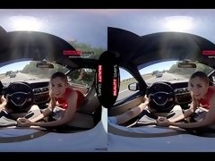 Blond, Pijpbeurt, Hondjeshouding, Europees, Buiten, Gezichtspunt, Tiener, Tieten likken