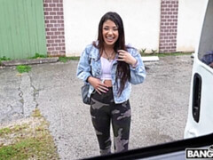 Leie, Grosser arsch, Grosser schwanz, Auto, Hundestellung, Latina, Natürlichen titten, Dürr
