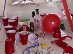 This very pretty and horny teen fucked her new friend