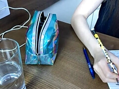 素人, アナル, お尻, フェラチオ, チン, ハードコア, オマンコ, ティーン