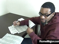 Black Mommy Fucker Rome Major Bangs Student's Mother!
