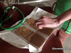 お尻, 巨乳な, 女, フェティッシュ, Hd, ゴム, 一人, オッパイの