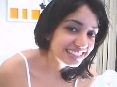 Enthousiasteling, Indisch, Tiener, Webcamera