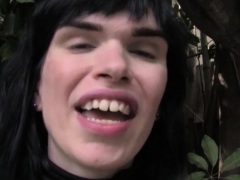 Hd, Masturbation, Im freien, Transfrau, Solo, Titten