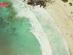 Анальный секс, Сперма на лице, Две девушки, Натуральные, На природе, Киски, Бритые, Сиськи