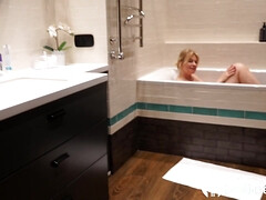 Blonde, Sucer une bite, Queue, Fait maison, Mature, Nue  à poil, Pov, Épouse