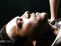 Cul, Blonde, Sucer une bite, En levrette, Domination, Léchez, Rasée, Adolescente