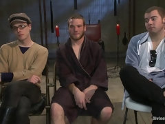 ボンデージ, 着衣女と全裸男, 顔面騎乗, フェムドム, 指いじり, 前立腺, お仕置き, 奴隷
