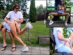 Любители, Жопа, Экстремальный секс, Эксгибиционист, Зрелые, Милф, Оргазм, На природе