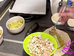 Aziatisch, Rondborstig, Classisch, Diep in de keel, Lul, Hd, Natuurlijk, Tieten likken