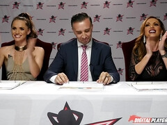 Culo, Entrevista, Rubia, Latina, Pequeña, Perforación, Pelirrojo, Tetas