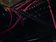 Sadomasoquismo, Negro, Amarrada, Ébano, Dominacion femenina, Látex, Pov, Solo