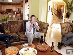 Arschlecken, Blondine, Blasen, Paar, Hundestellung, Handjob, Lecken, Titten