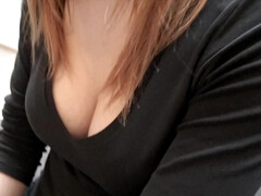 お尻, デカパイ, フェラチオ, イく瞬間, バック, Hd, 赤毛, 剃毛