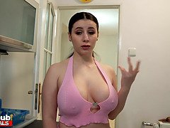 デカパイ, 茶髪の, 巨乳な, ぽちゃ, イく瞬間, Hd, いじめ, オッパイの
