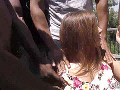 Sucer une bite, Faciale, Partouze, Groupe, Masturbation