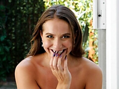 An awesome interracial hard fuck with a gorgeous beauty Violet