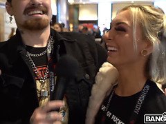 Pornstars Blake Blossom, Valerica Steele, Brenna Mckenna & more get down and dirty with Logan Xander at The 2023 AVN