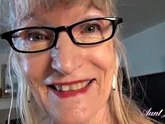 叔母, オナニー, 熟年, 淫乱熟女