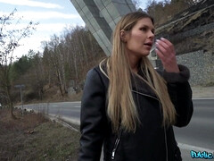 Blondine, Blasen, Vollbusig, Hardcore, Selbstgemacht, Geld, Realität, Tätowierung