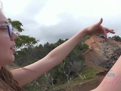 素人, ビーチ, ビキニ, 茶髪の, 彼女, ヌード, 喫煙, オッパイの