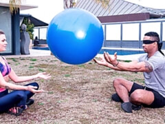 Verona Sky, the personal trainer enjoys interracial anal